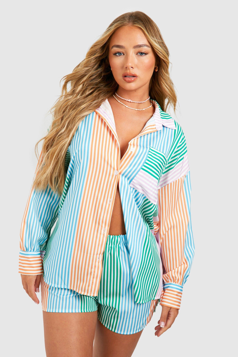 Amber Jepson featured in  the Boohoo catalogue for Spring/Summer 2023