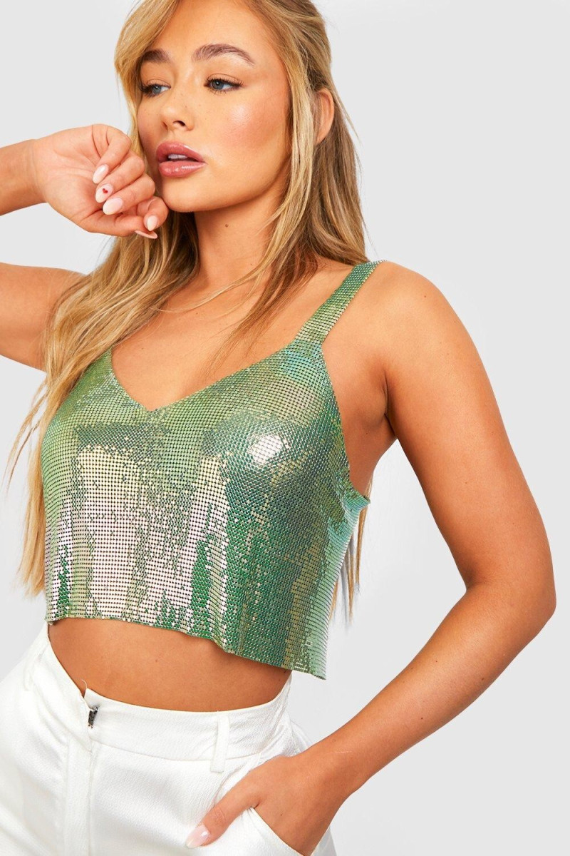 Amber Jepson featured in  the Boohoo catalogue for Spring/Summer 2023
