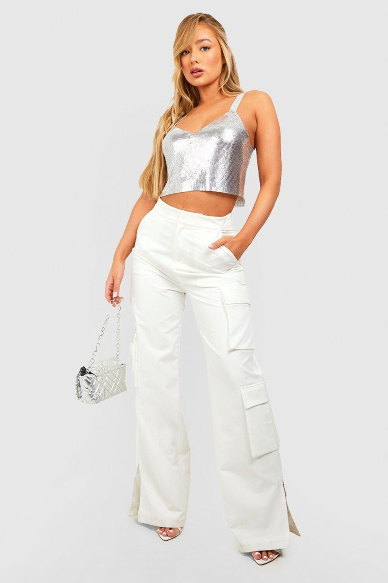 Amber Jepson featured in  the Boohoo catalogue for Spring/Summer 2023
