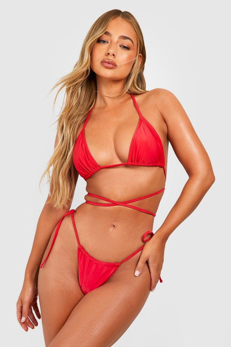 Amber Jepson featured in  the Boohoo catalogue for Spring/Summer 2023