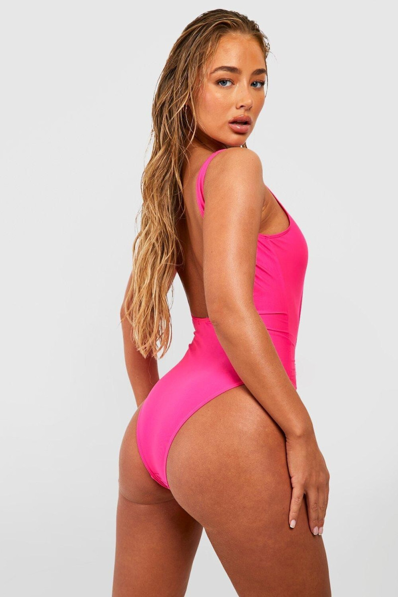 Amber Jepson featured in  the Boohoo catalogue for Spring/Summer 2023