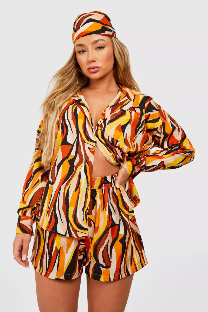 Amber Jepson featured in  the Boohoo catalogue for Spring/Summer 2023