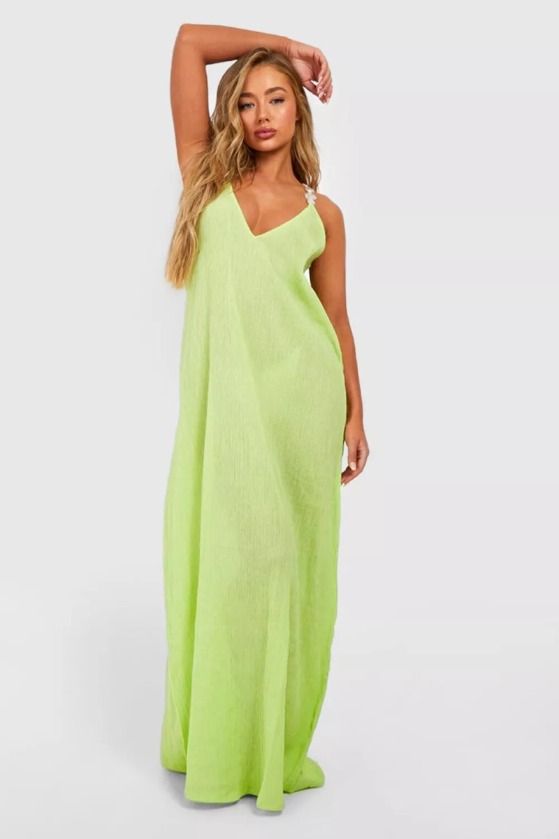Amber Jepson featured in  the Boohoo catalogue for Spring/Summer 2023