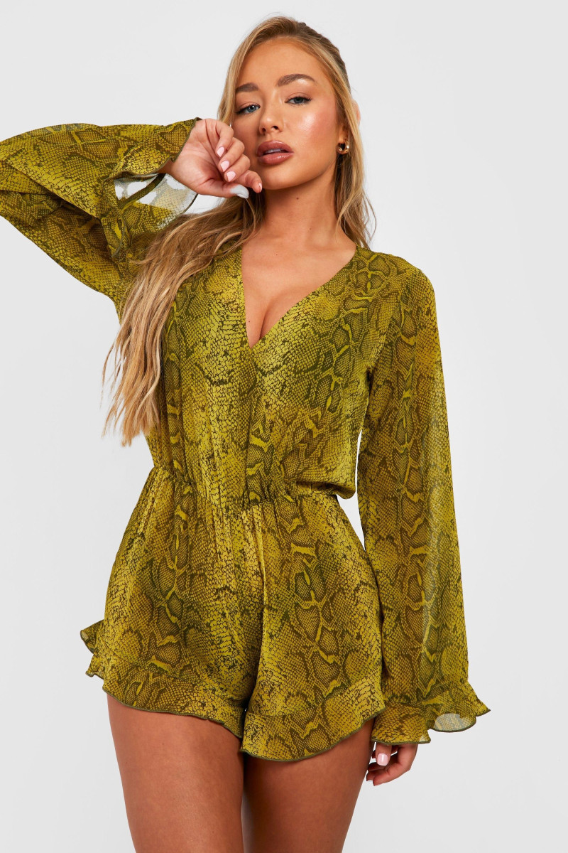 Amber Jepson featured in  the Boohoo catalogue for Spring/Summer 2023