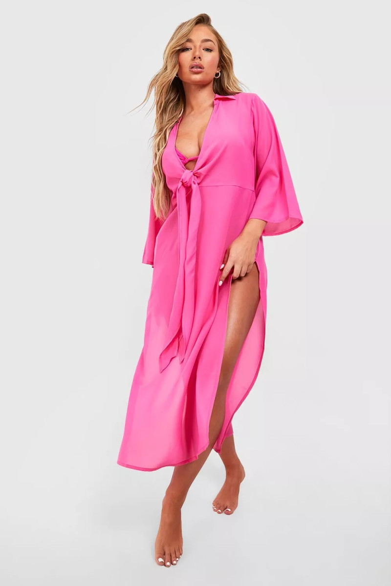 Amber Jepson featured in  the Boohoo catalogue for Spring/Summer 2023
