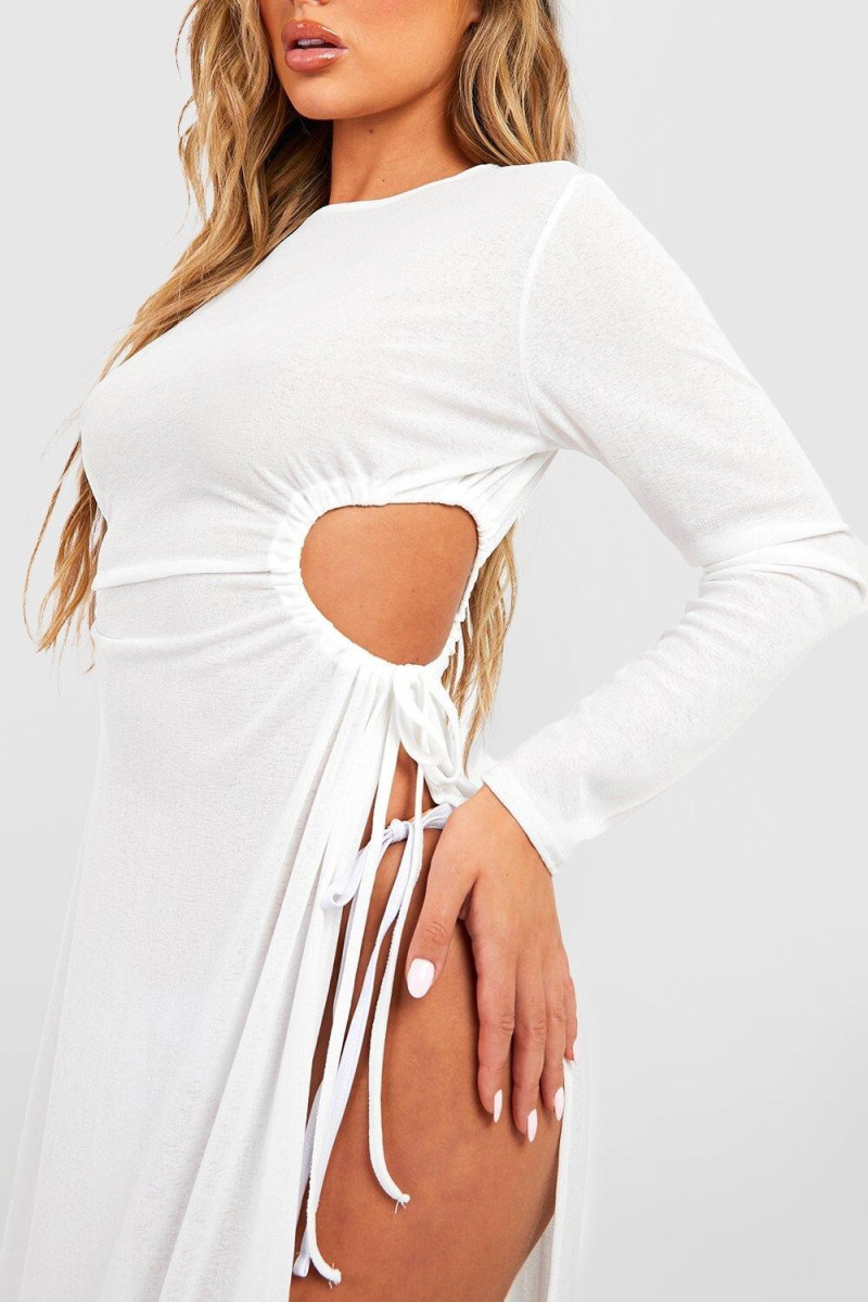 Amber Jepson featured in  the Boohoo catalogue for Spring/Summer 2023