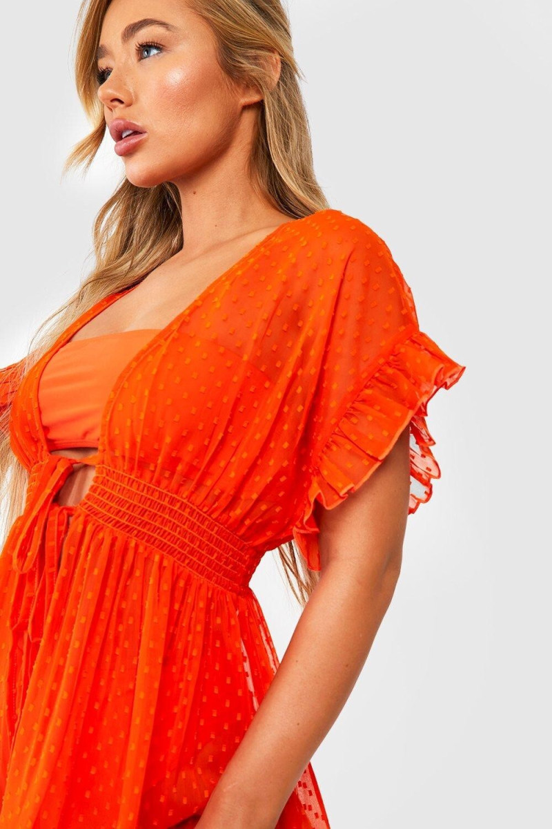 Amber Jepson featured in  the Boohoo catalogue for Spring/Summer 2023