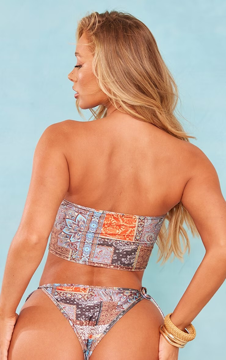 Amber Jepson featured in  the PrettyLittleThing catalogue for Summer 2023