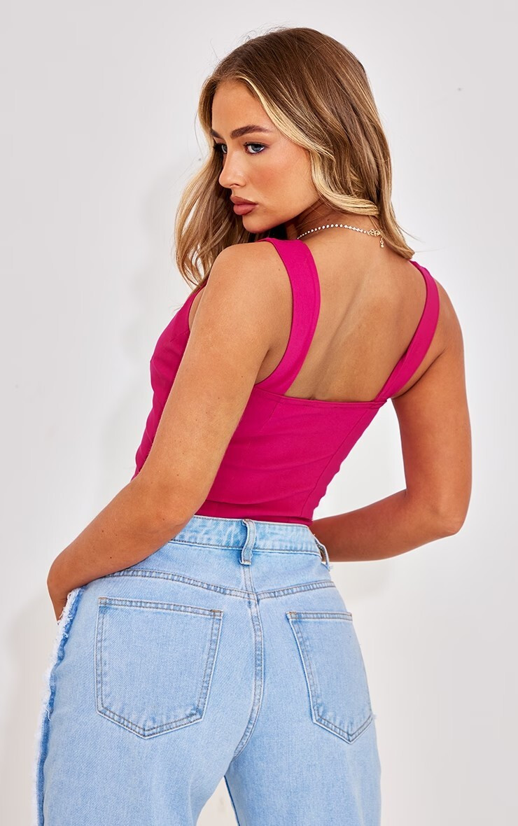 Amber Jepson featured in  the PrettyLittleThing catalogue for Summer 2023