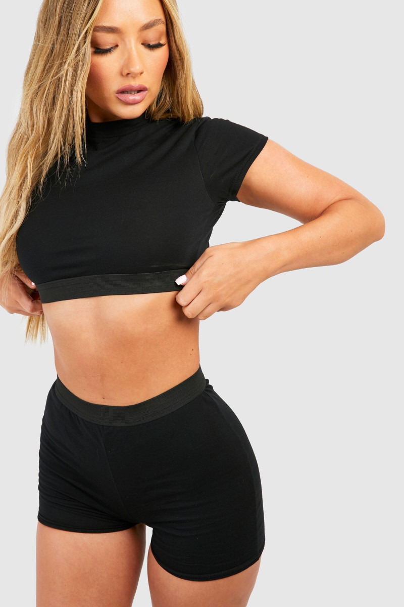 Amber Jepson featured in  the Boohoo catalogue for Summer 2023