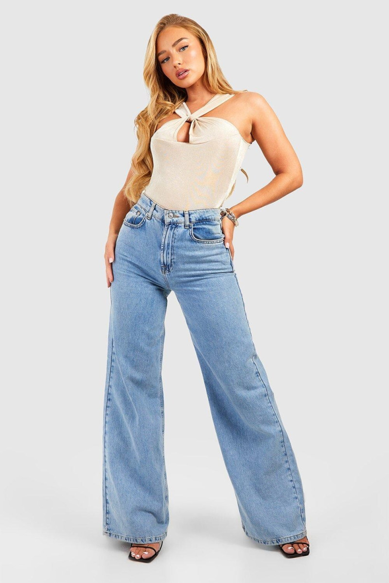Amber Jepson featured in  the Boohoo catalogue for Summer 2023