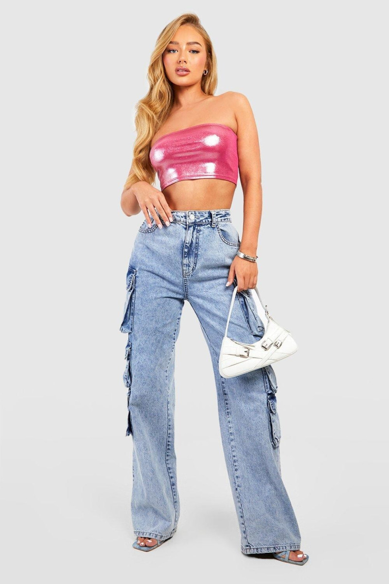 Amber Jepson featured in  the Boohoo catalogue for Summer 2023