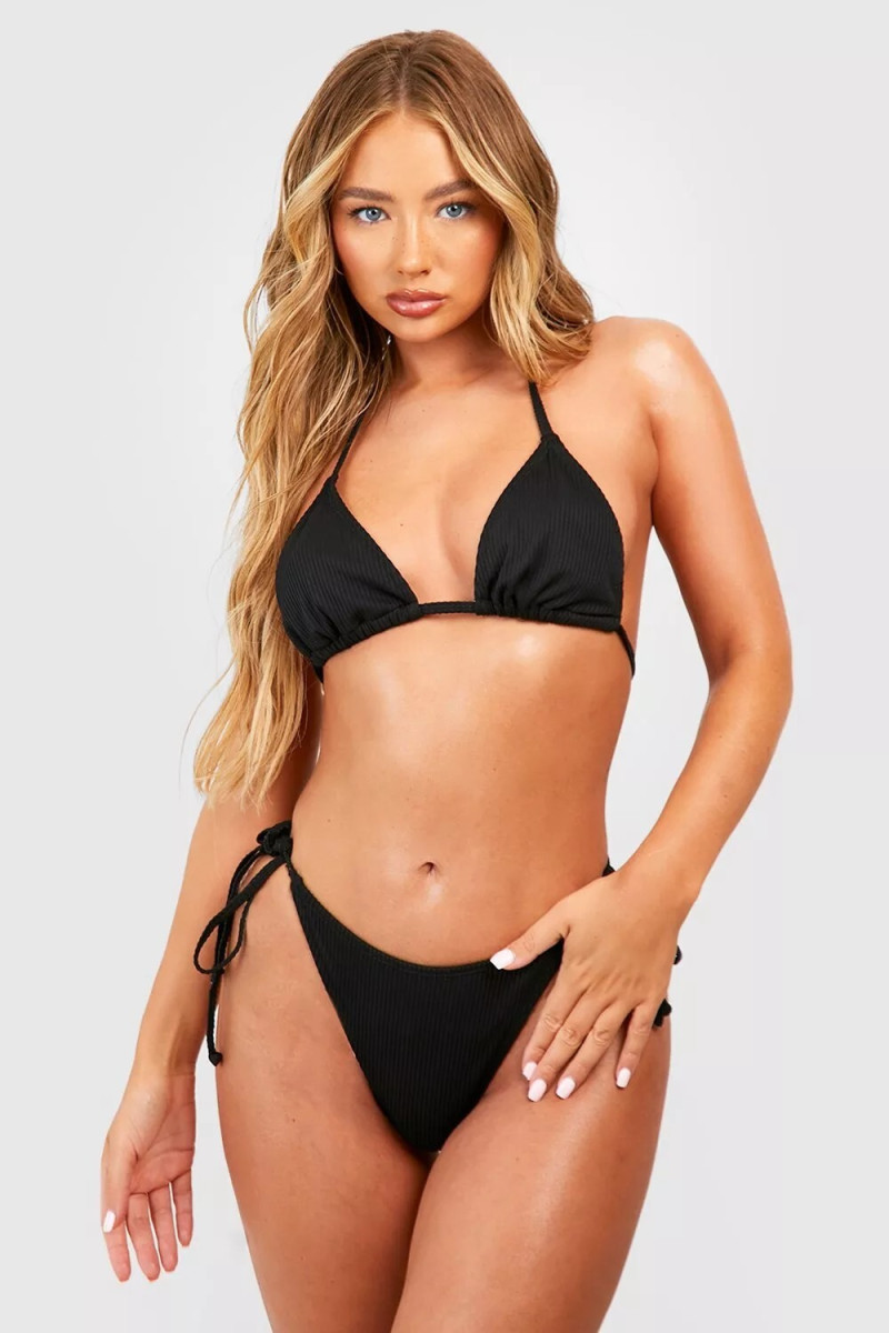 Amber Jepson featured in  the Boohoo catalogue for Summer 2023