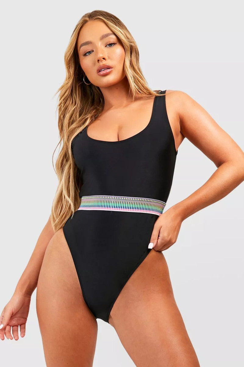 Amber Jepson featured in  the Boohoo catalogue for Summer 2023