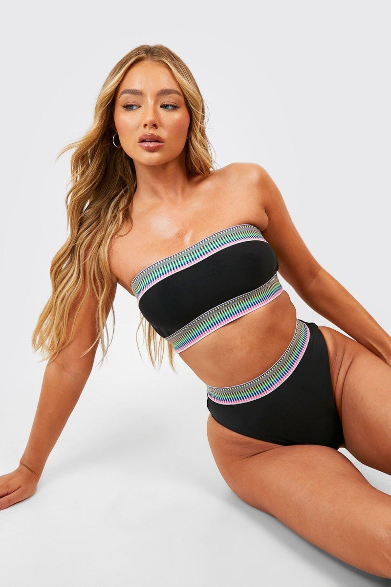 Amber Jepson featured in  the Boohoo catalogue for Summer 2023