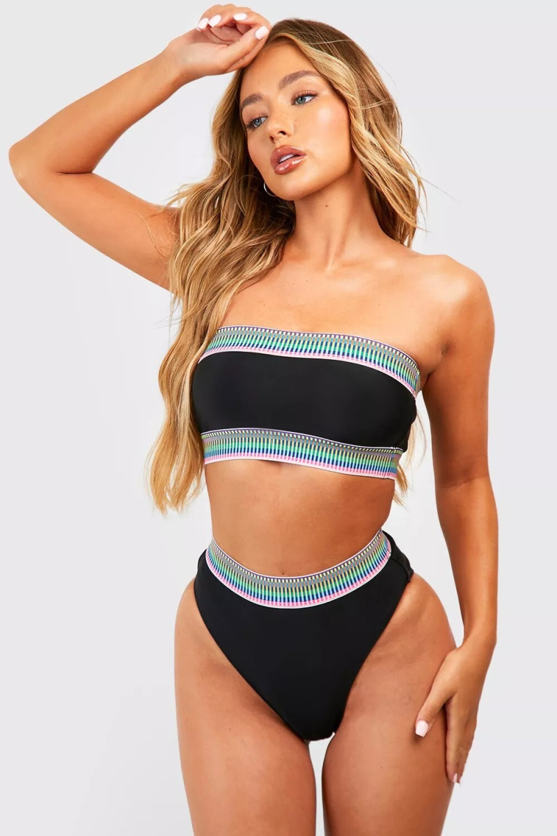 Amber Jepson featured in  the Boohoo catalogue for Summer 2023