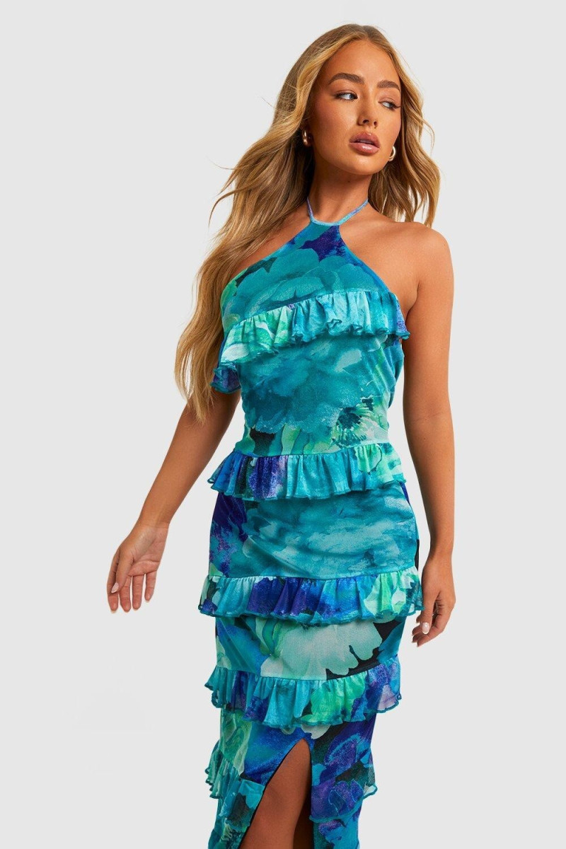 Amber Jepson featured in  the Boohoo catalogue for Summer 2023