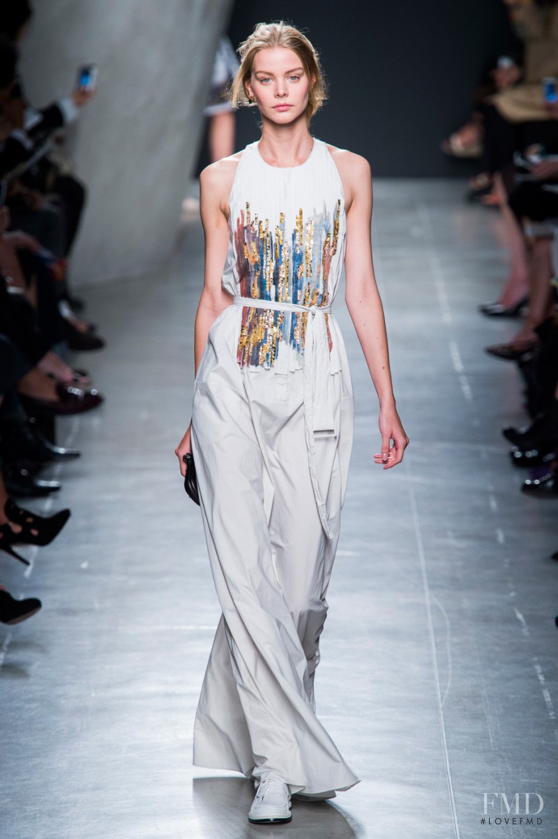 Carolin Loosen featured in  the Bottega Veneta fashion show for Spring/Summer 2015