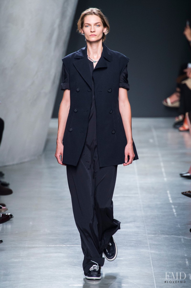 Karolin Wolter featured in  the Bottega Veneta fashion show for Spring/Summer 2015