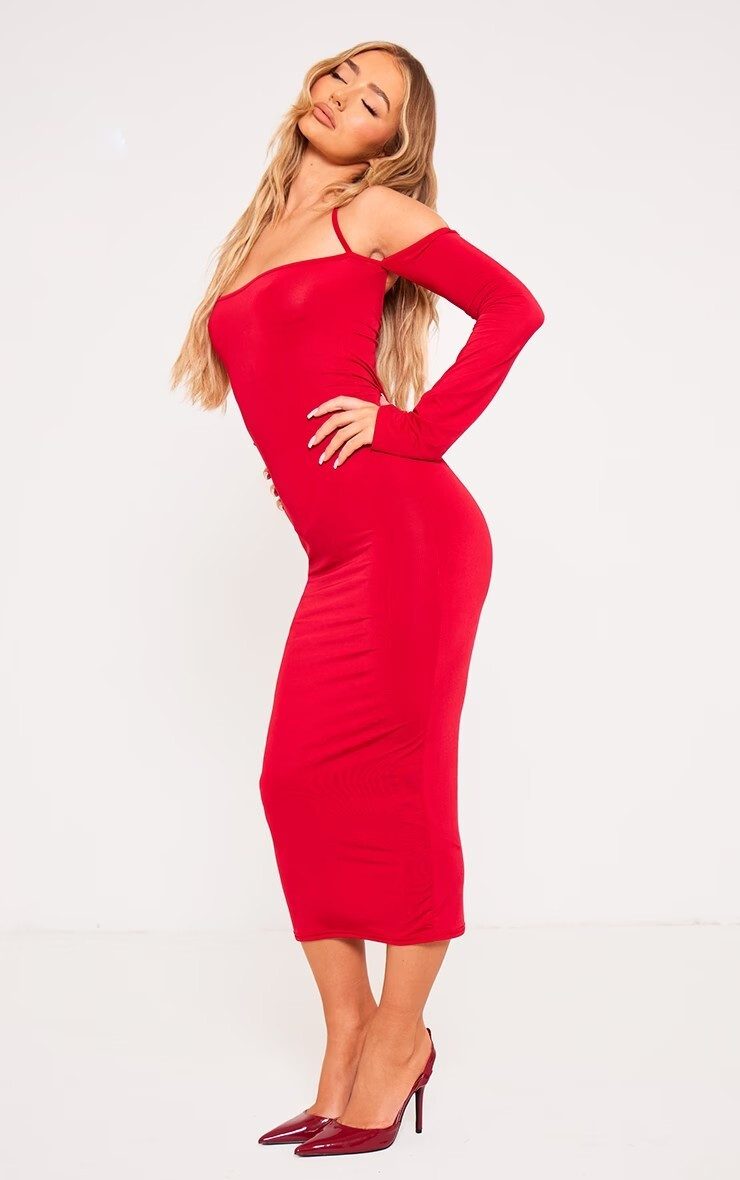 Amber Jepson featured in  the PrettyLittleThing catalogue for Spring/Summer 2024