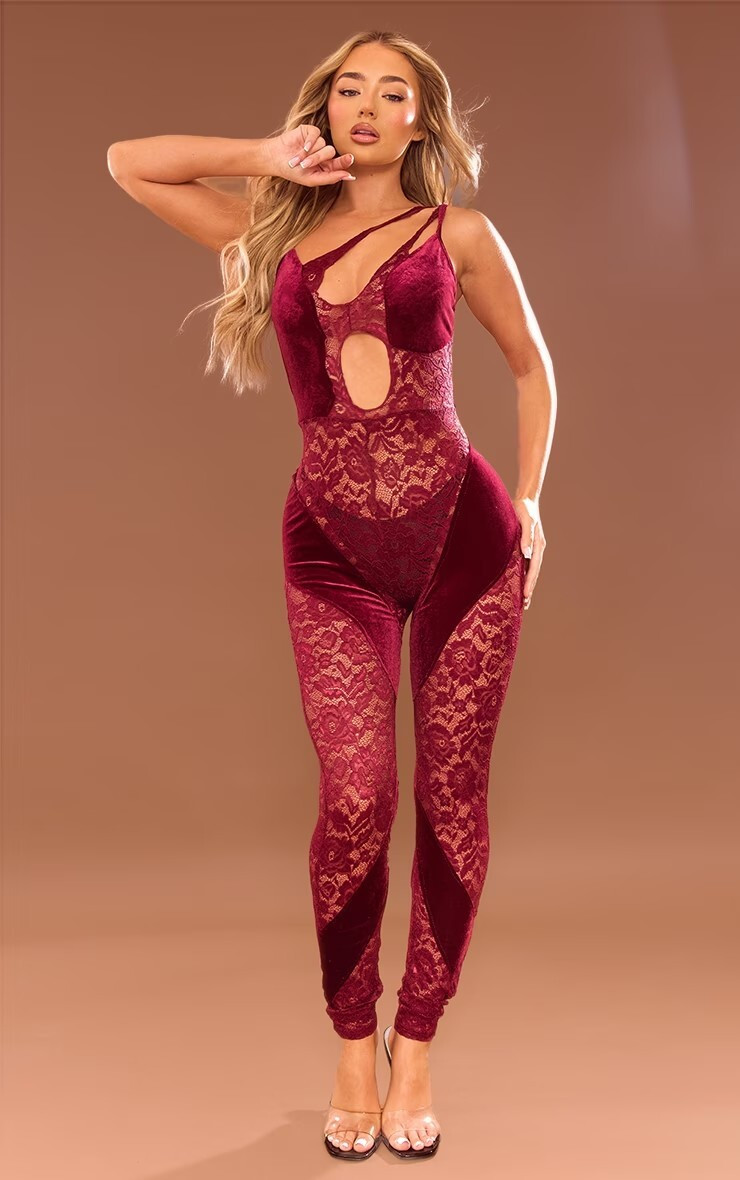 Amber Jepson featured in  the PrettyLittleThing catalogue for Spring/Summer 2024