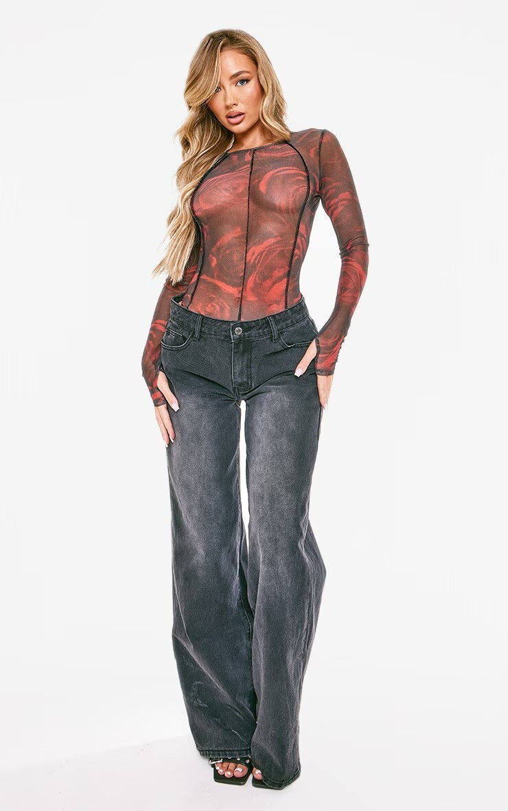 Amber Jepson featured in  the PrettyLittleThing catalogue for Spring/Summer 2024