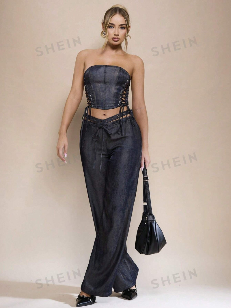 Amber Jepson featured in  the Shein catalogue for Spring/Summer 2024