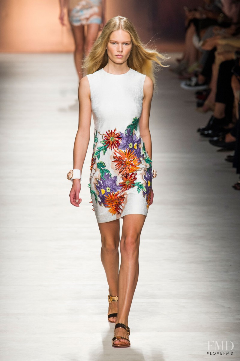 Anna Ewers featured in  the Blumarine fashion show for Spring/Summer 2015