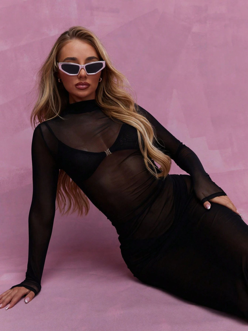 Amber Jepson featured in  the Missguided catalogue for Summer 2024