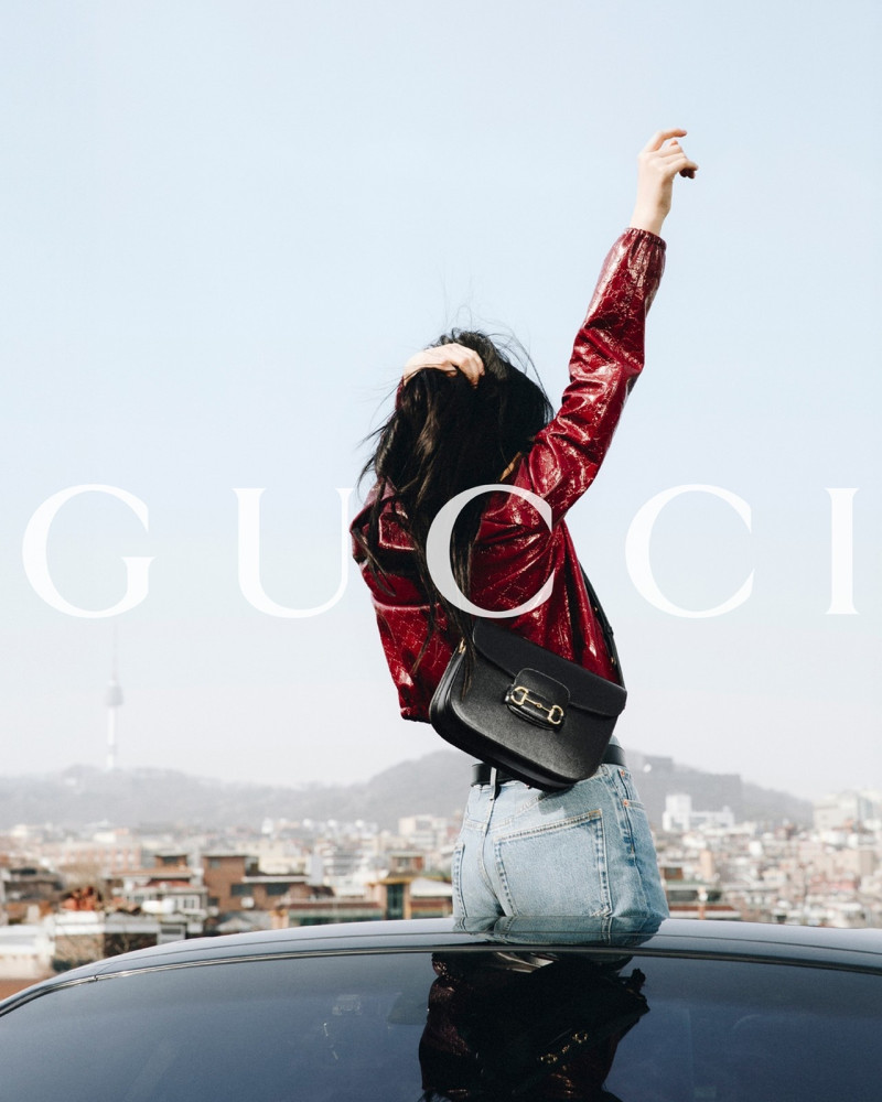 Hanni Gohr Joergensen featured in  the Gucci advertisement for Summer 2024