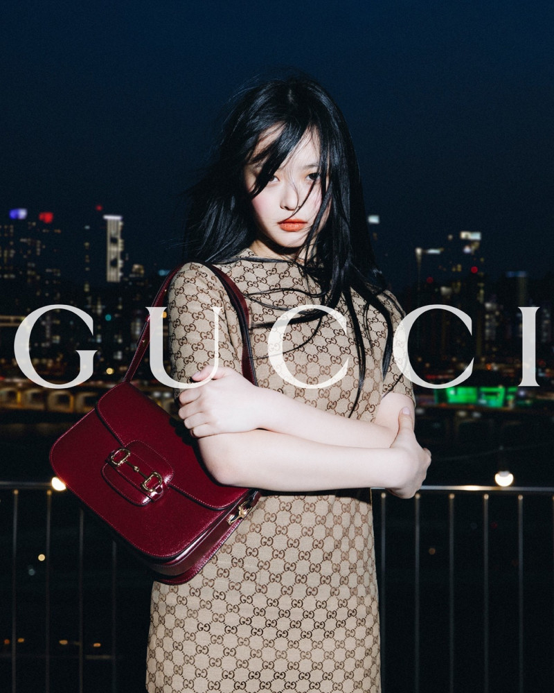 Hanni Gohr Joergensen featured in  the Gucci advertisement for Summer 2024