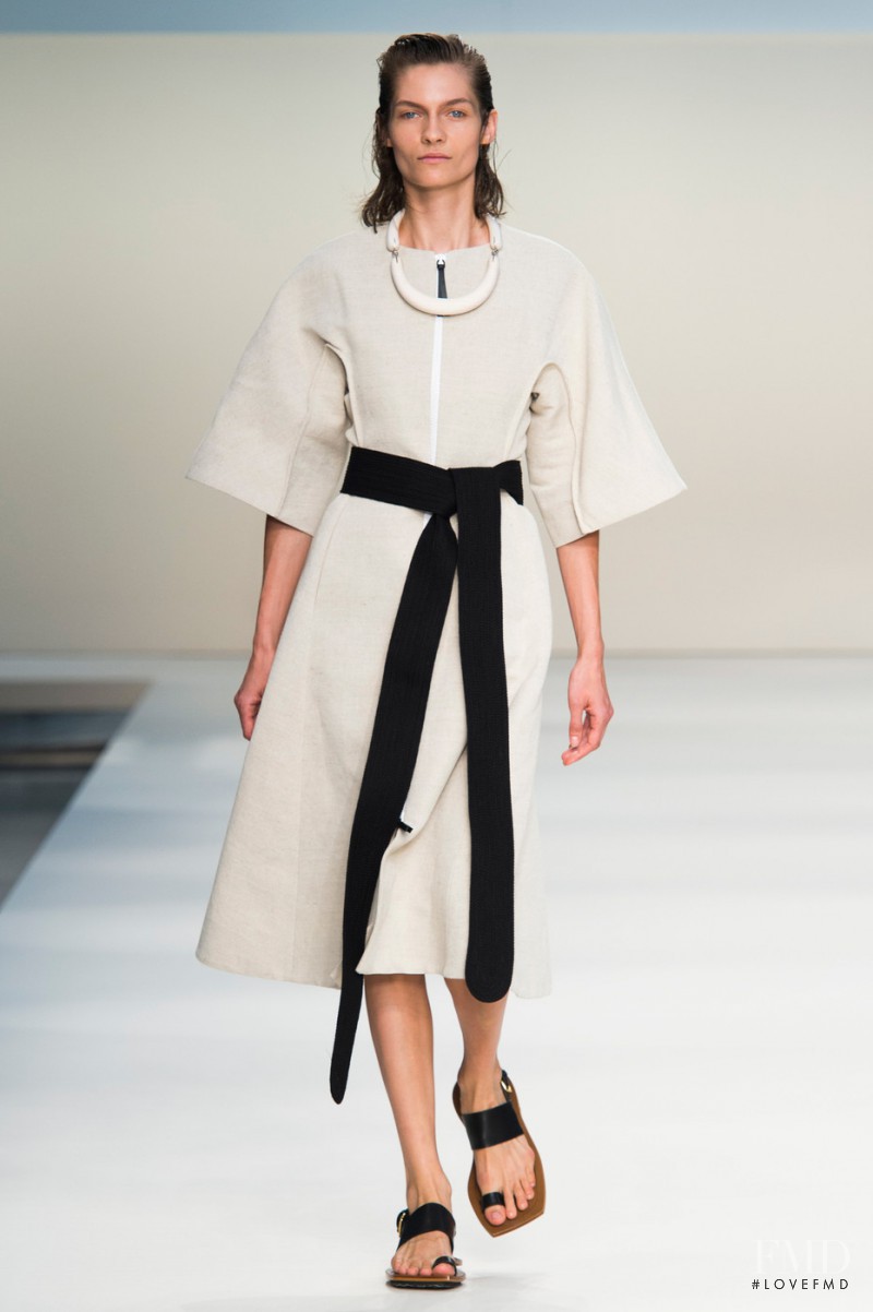 Karolin Wolter featured in  the Marni fashion show for Spring/Summer 2015