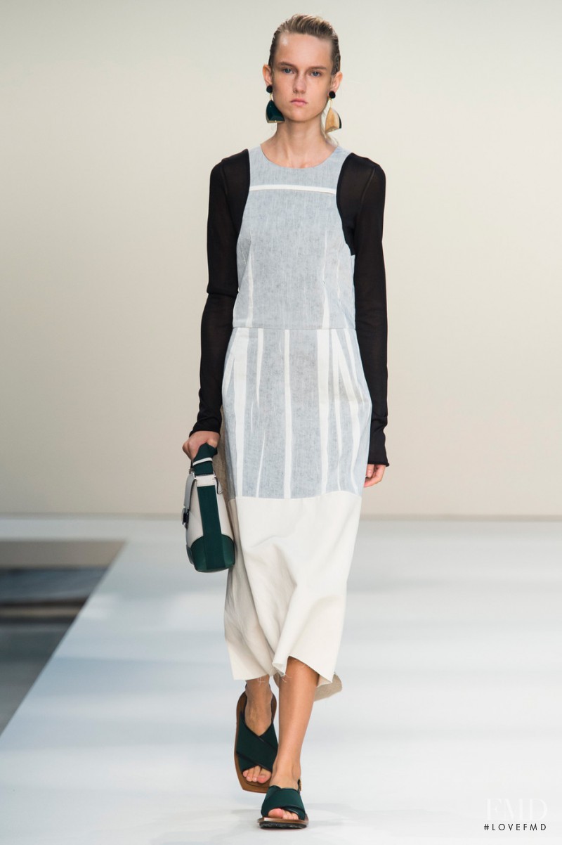 Harleth Kuusik featured in  the Marni fashion show for Spring/Summer 2015