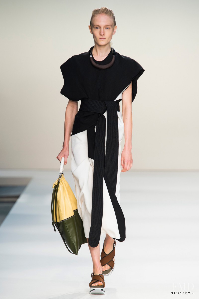 Maja Salamon featured in  the Marni fashion show for Spring/Summer 2015