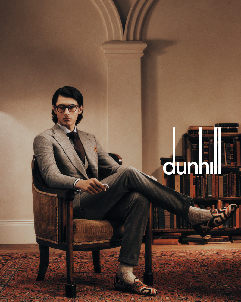 Akbar Shamji featured in  the Dunhill advertisement for Autumn/Winter 2024