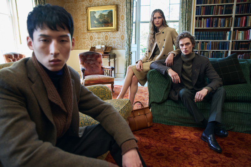 Angelina Kendall featured in  the Loro Piana advertisement for Autumn/Winter 2024