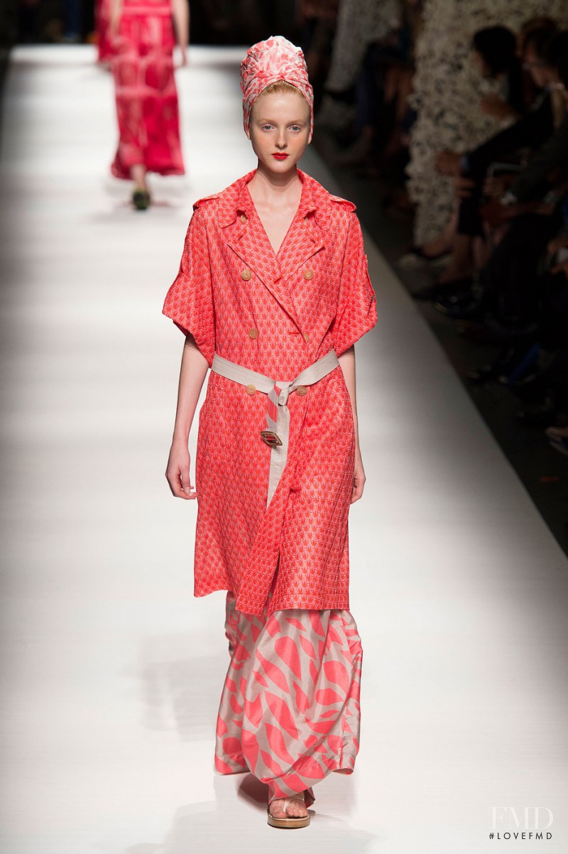 Madison Stubbington featured in  the Missoni fashion show for Spring/Summer 2015