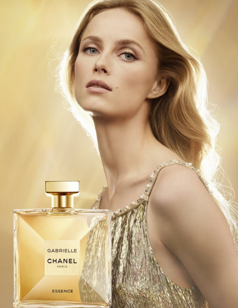 Rianne Van Rompaey featured in  the Chanel Parfums Gabrielle L\'Eau advertisement for Summer 2024