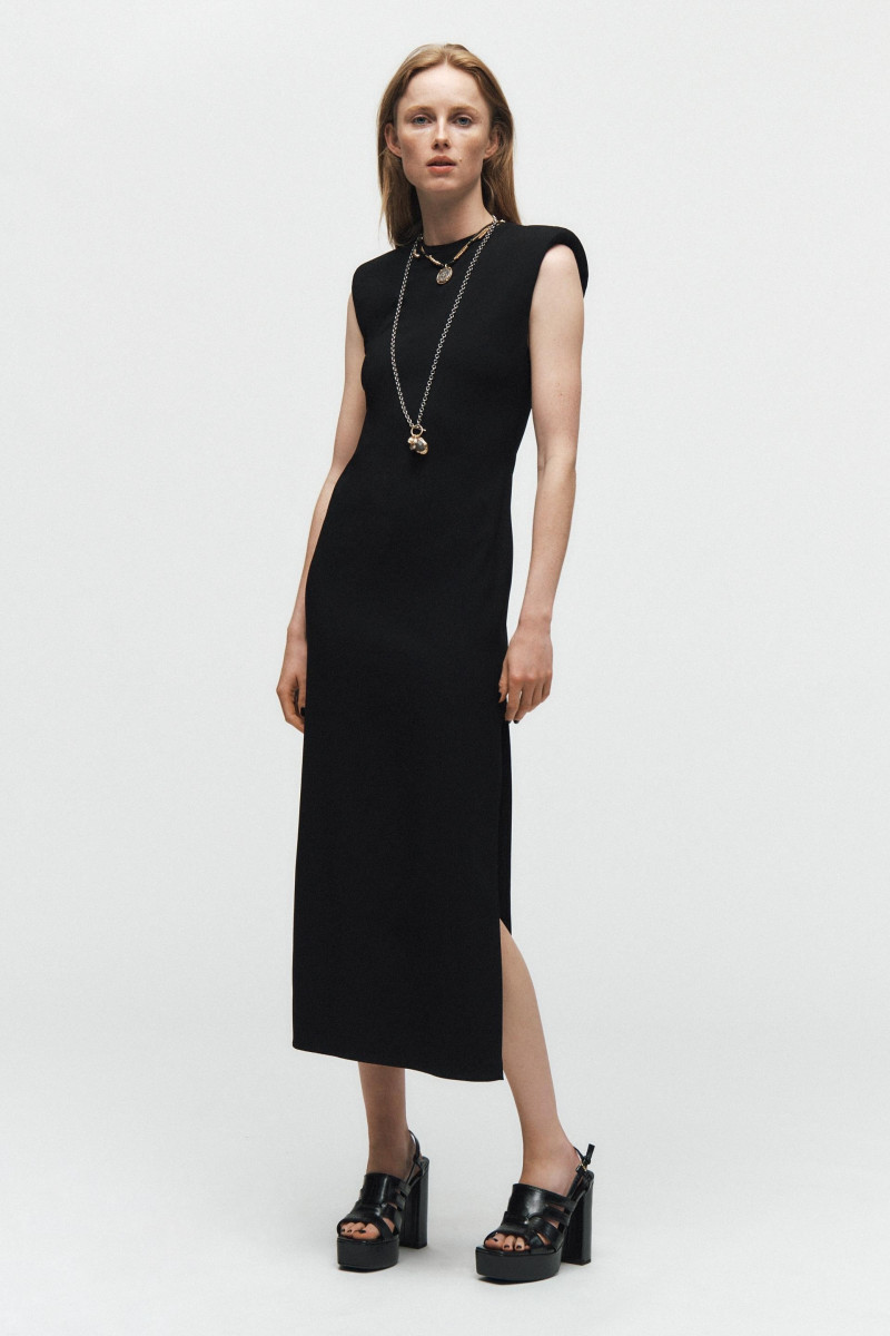 Rianne Van Rompaey featured in  the Zara catalogue for Pre-Fall 2024