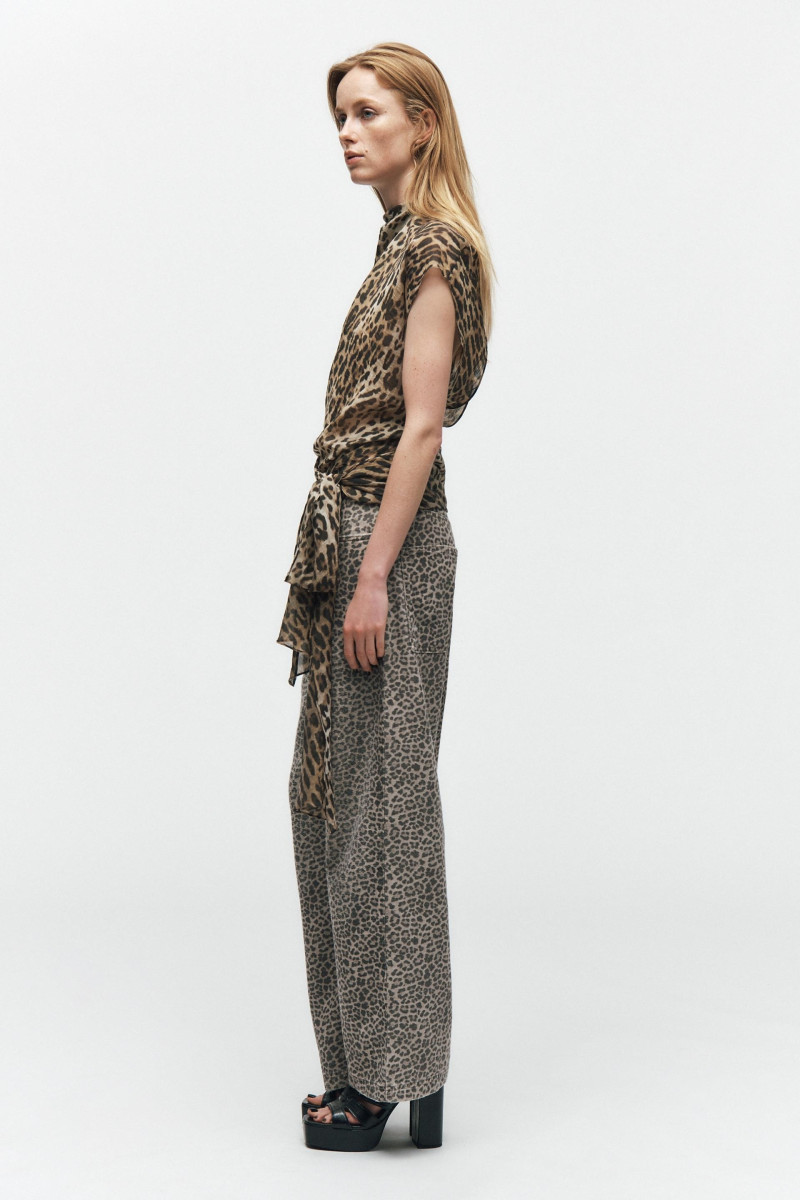 Rianne Van Rompaey featured in  the Zara catalogue for Pre-Fall 2024