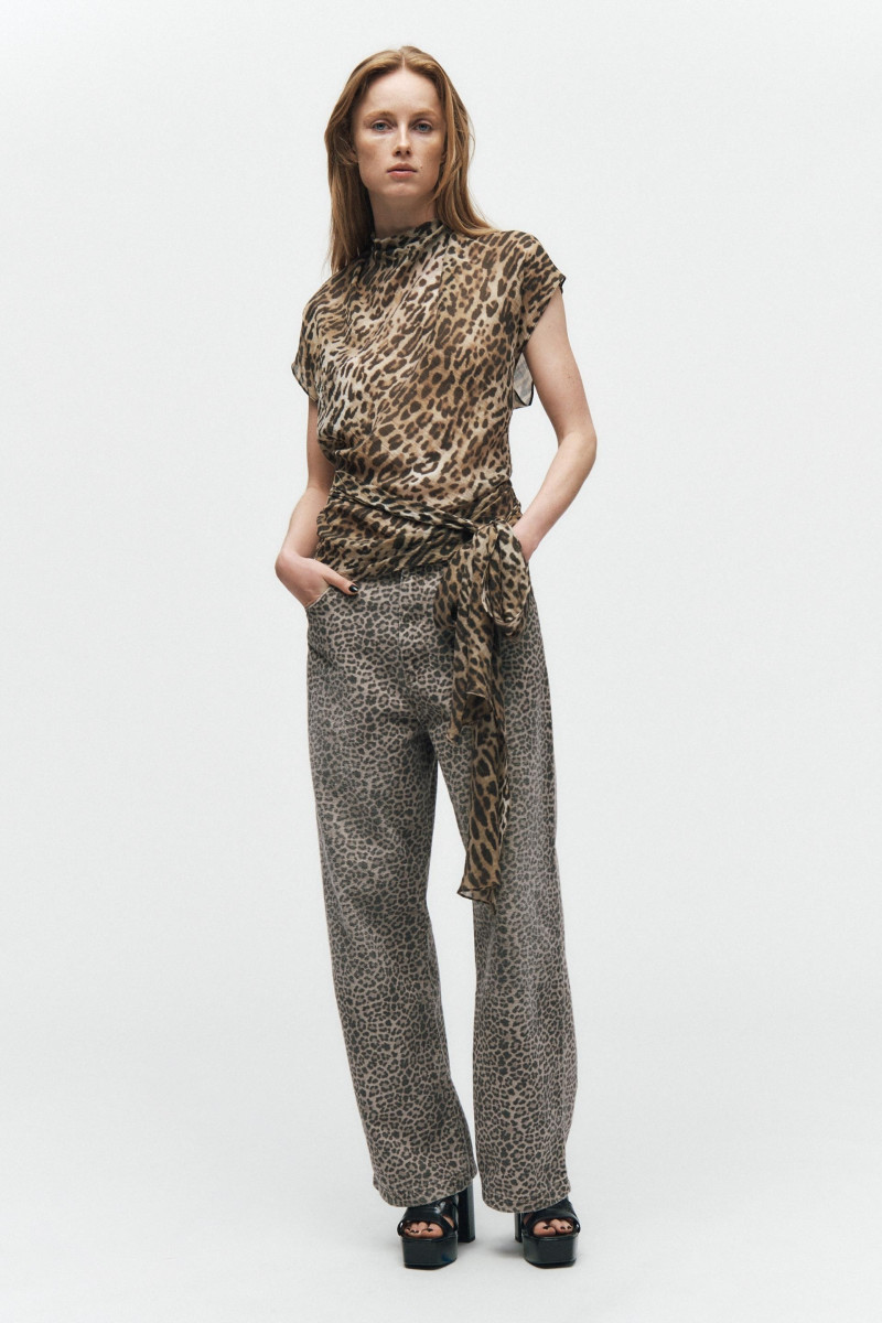 Rianne Van Rompaey featured in  the Zara catalogue for Pre-Fall 2024