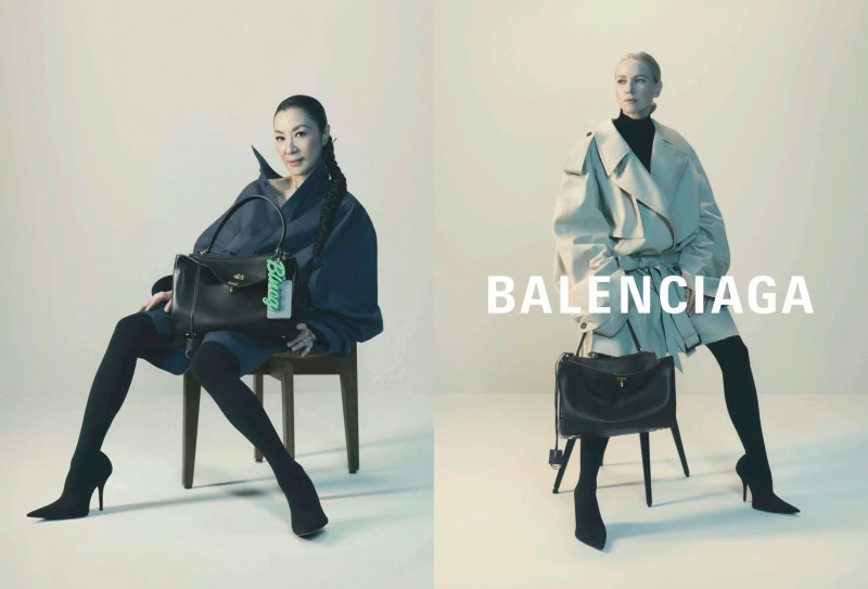 Balenciaga The Characters Rodeo Handbag 2024 Campaign advertisement for Pre-Fall 2024