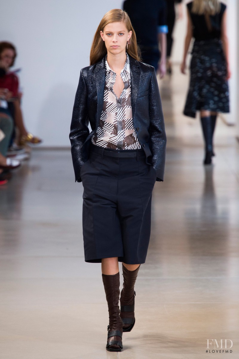 Lexi Boling featured in  the Jil Sander fashion show for Spring/Summer 2015