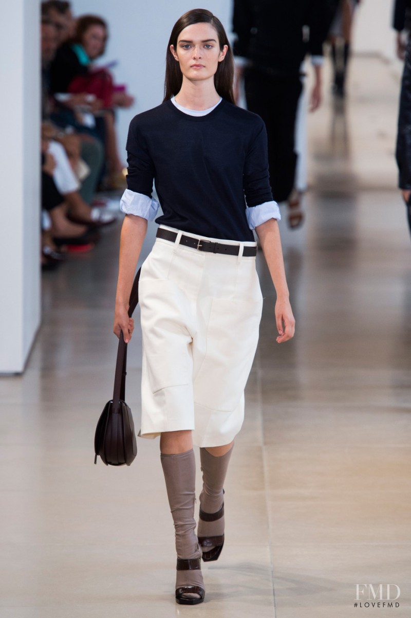 Sam Rollinson featured in  the Jil Sander fashion show for Spring/Summer 2015