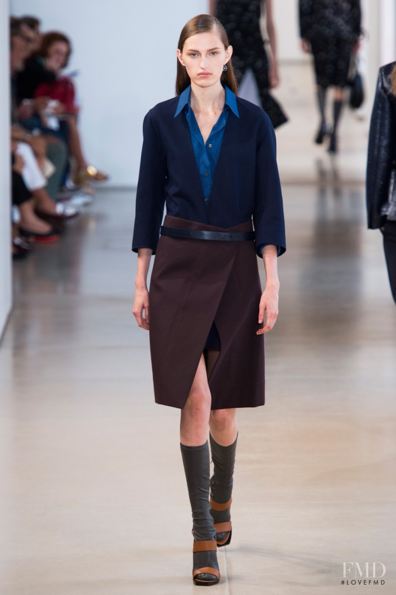 Zoe Huxford featured in  the Jil Sander fashion show for Spring/Summer 2015