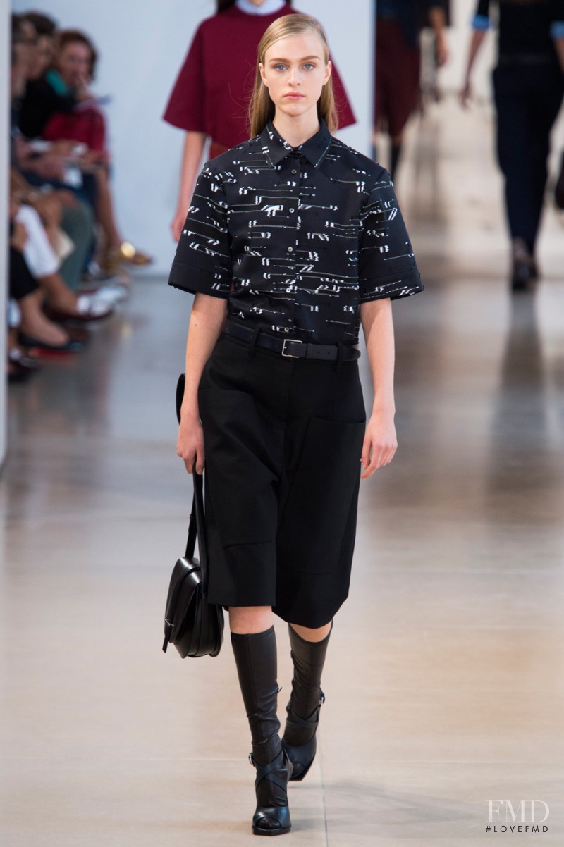 Hedvig Palm featured in  the Jil Sander fashion show for Spring/Summer 2015