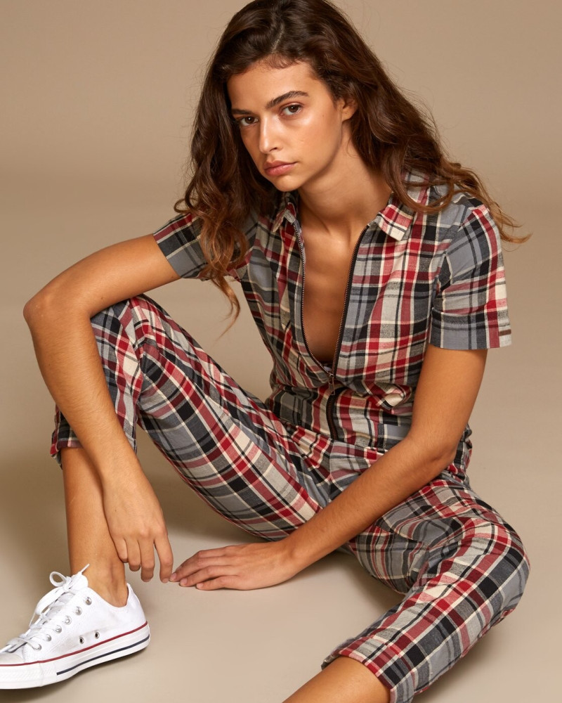 Marie Teissonniere featured in  the RVCA catalogue for Autumn/Winter 2019