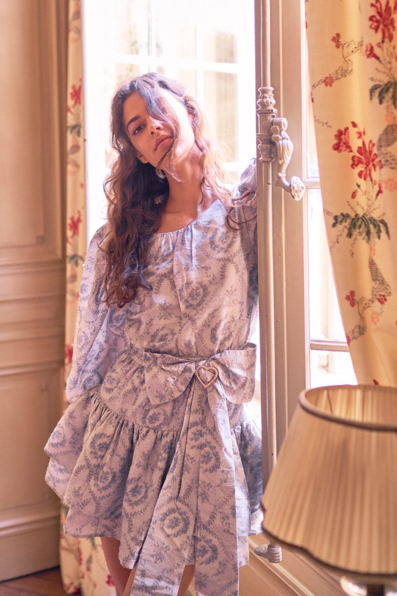 Marie Teissonniere featured in  the LoveShackFancy Forever Days in Avignon lookbook for Autumn/Winter 2020