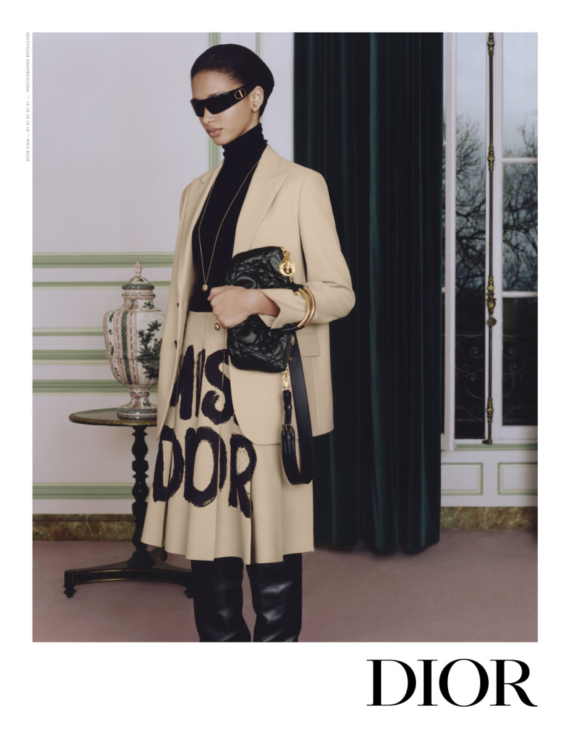 Elodie Guipaud featured in  the Christian Dior advertisement for Autumn/Winter 2024