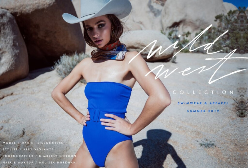 Marie Teissonniere featured in  the Beach Riot lookbook for Summer 2019